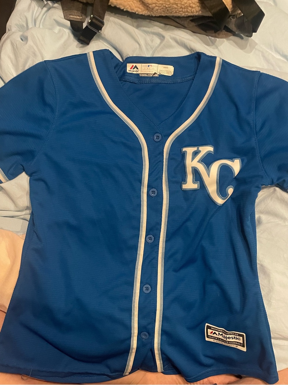 Majestic KC Royals women KC Baseball Jersey